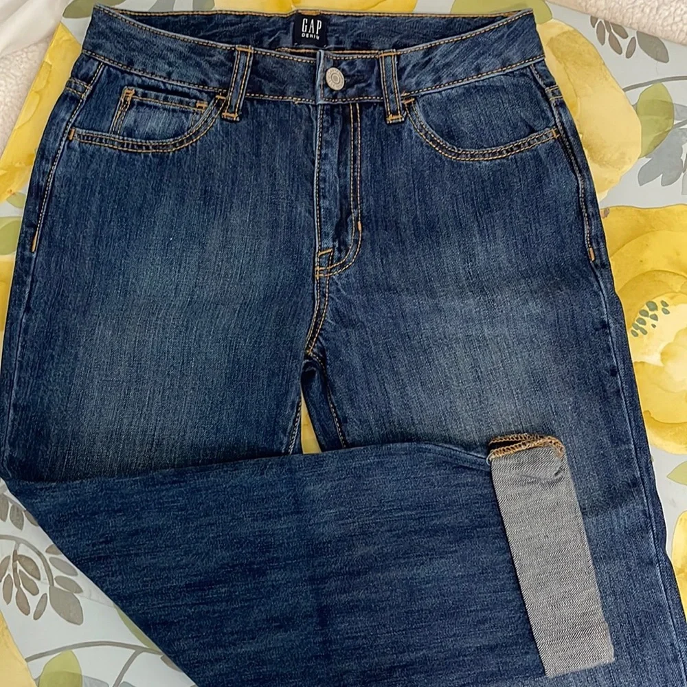 🔥 SALE GAP Girlfriend Cropped Jeans | Size 12